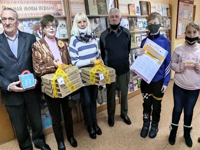Вручение призов по итогам мегаакции «Библиотеку продвигай – сюрприз получай»