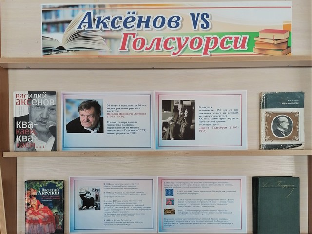 Книжный ринг «Аксенов VS Голсуорси»
