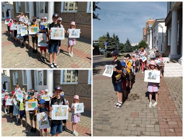 Флешмоб в рамках Международной патриотической акции «Полк@ Победы»