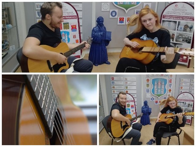 Творческая встреча с музыкантом и исполнителем Тимофеем Бейнарович в центральной городской библиотеке им. К. Маркса