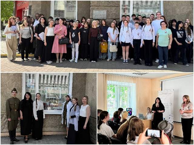 Презентация выставки в окнах «Ожившие письма войны»